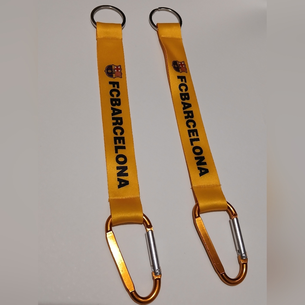 Set Of 2 FCBarcelona Keychain Key Ring Key Holder 2 Pcs Fans Sport